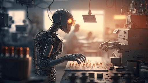 Generative AI in manufacturing.